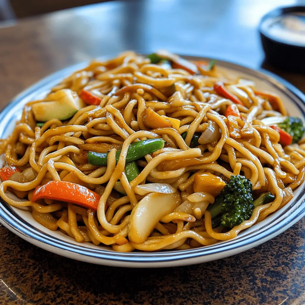 Easy Restaurant-Style Vegetable Lo Mein Recipe
