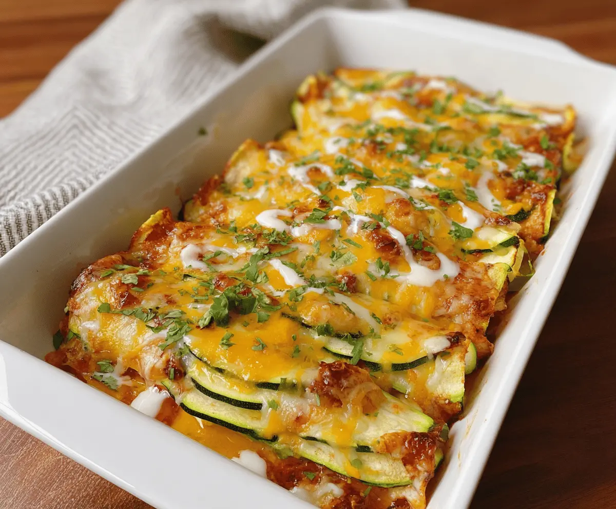 Easy Zucchini Enchiladas Recipe You’ll Love