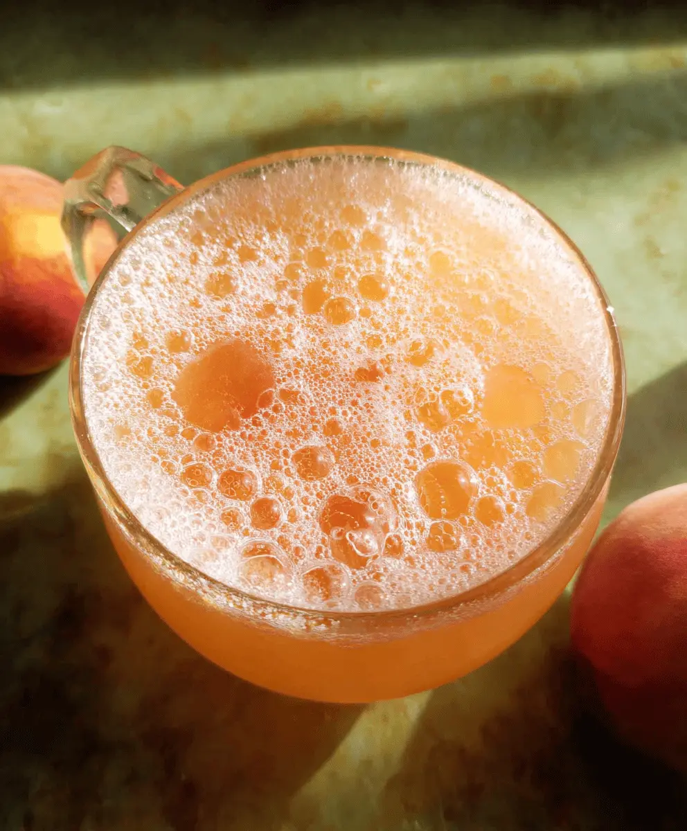 Grandma’s Easy Peach Punch Recipe
