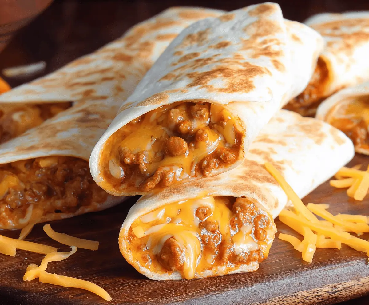 Easy Copycat Taco Bell Chili Cheese Burrito Recipe