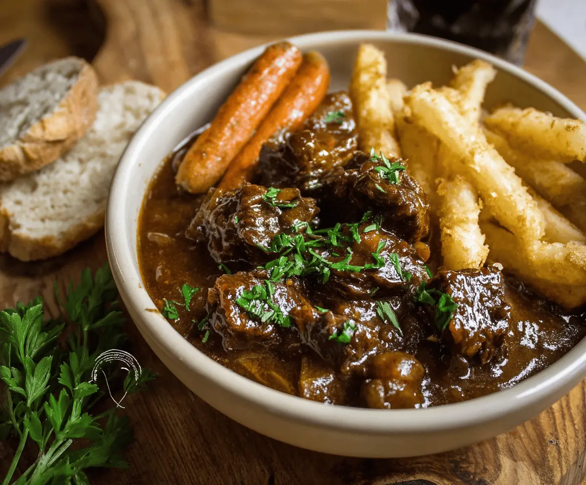 Cozy Belgian-Style Slow-Cooked Beef Stew