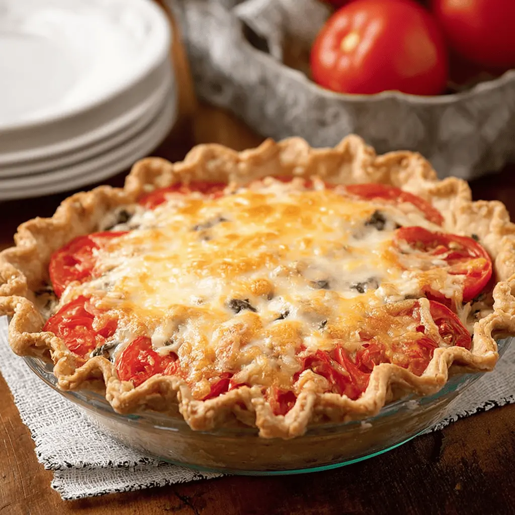 Easy Paula Deen Tomato Pie Recipe