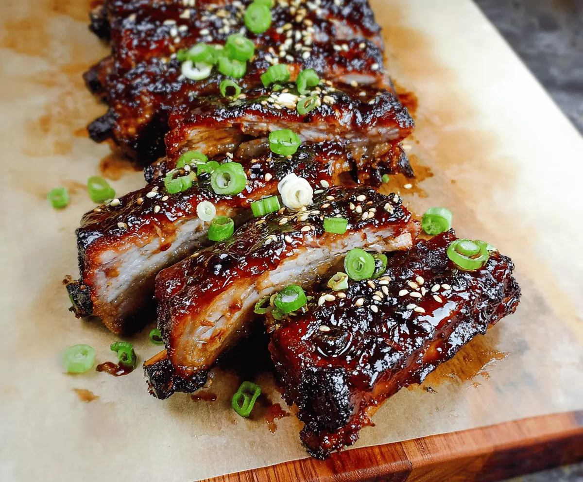 Easy Asian Oven-Baked Pork Ribs Recipe