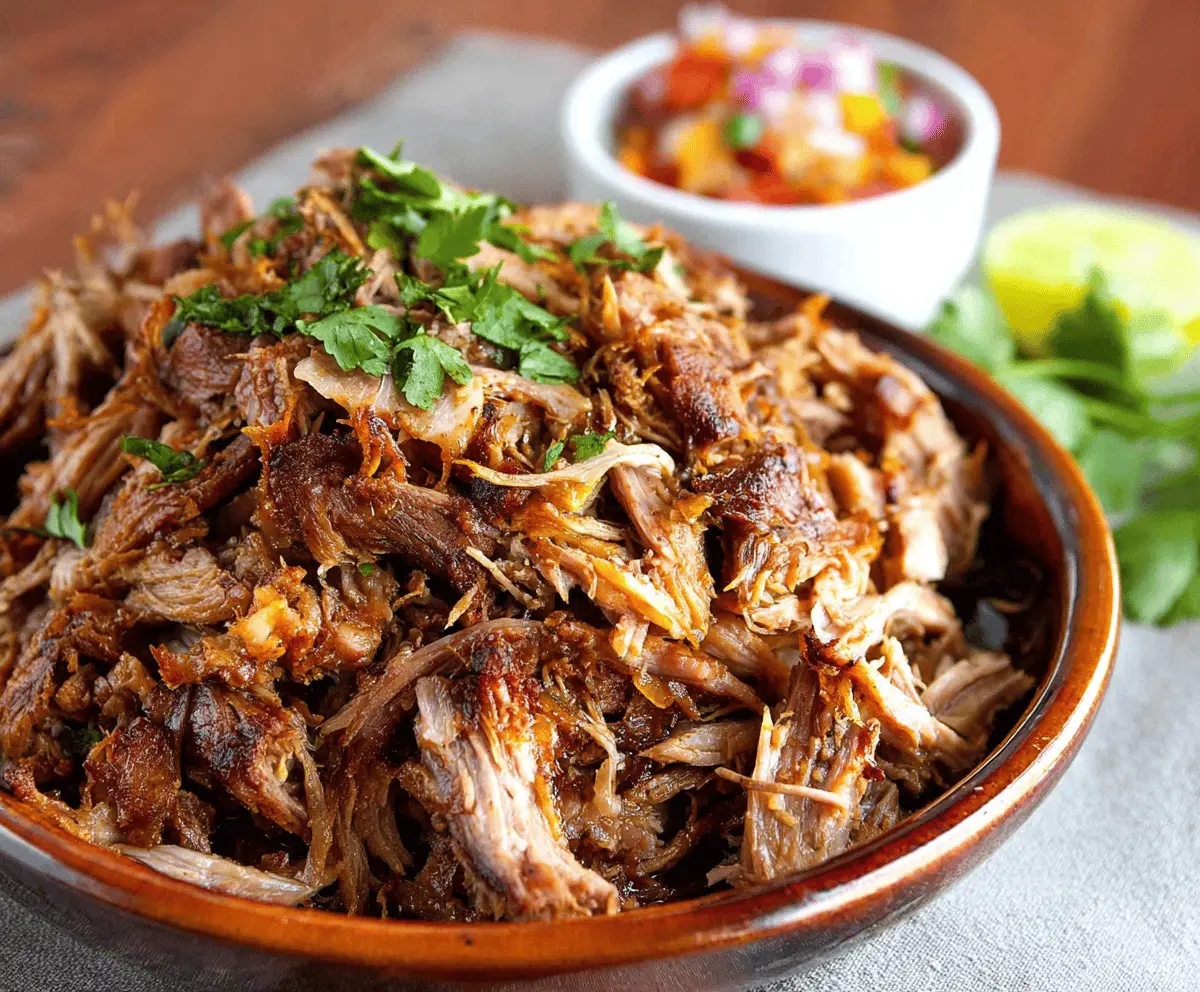 Easy Slow Cooker Carnitas Recipe