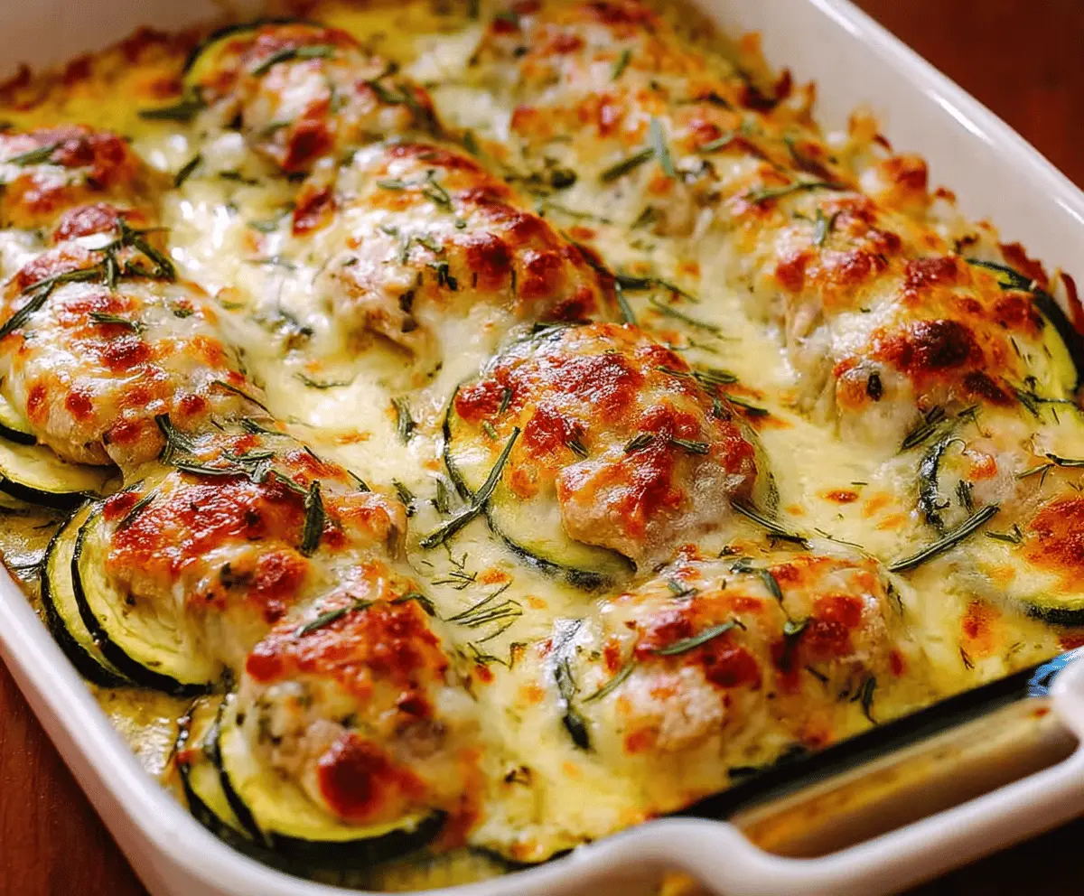 Easy Chicken Zucchini Bake Recipe for Dinner