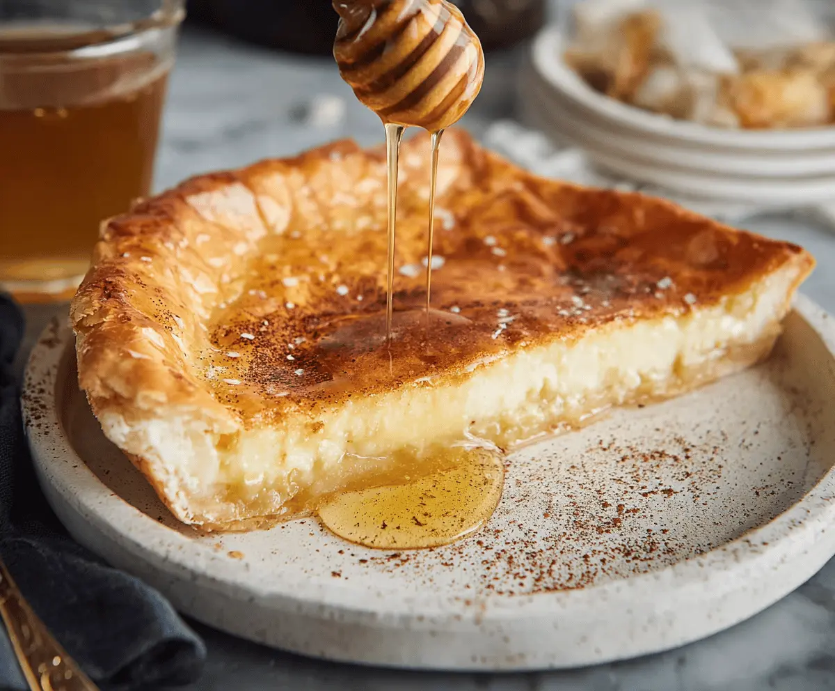 Classic Greek Honey Pie Recipe with Warm Spices