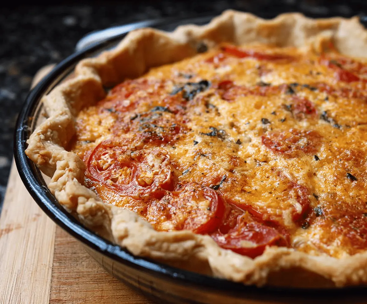 Fresh Tomato and Vidalia Onion Pie Recipe