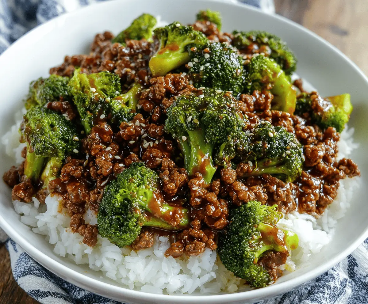 Easy Honey Garlic Beef and Broccoli Stir-Fry