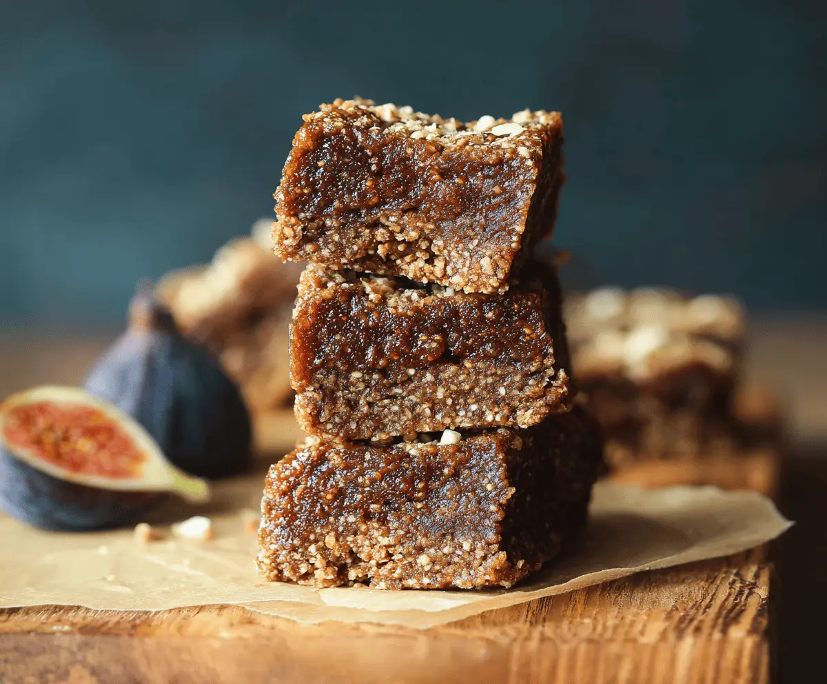 Healthy Vegan Fig Bars Recipe for Easy Snacking