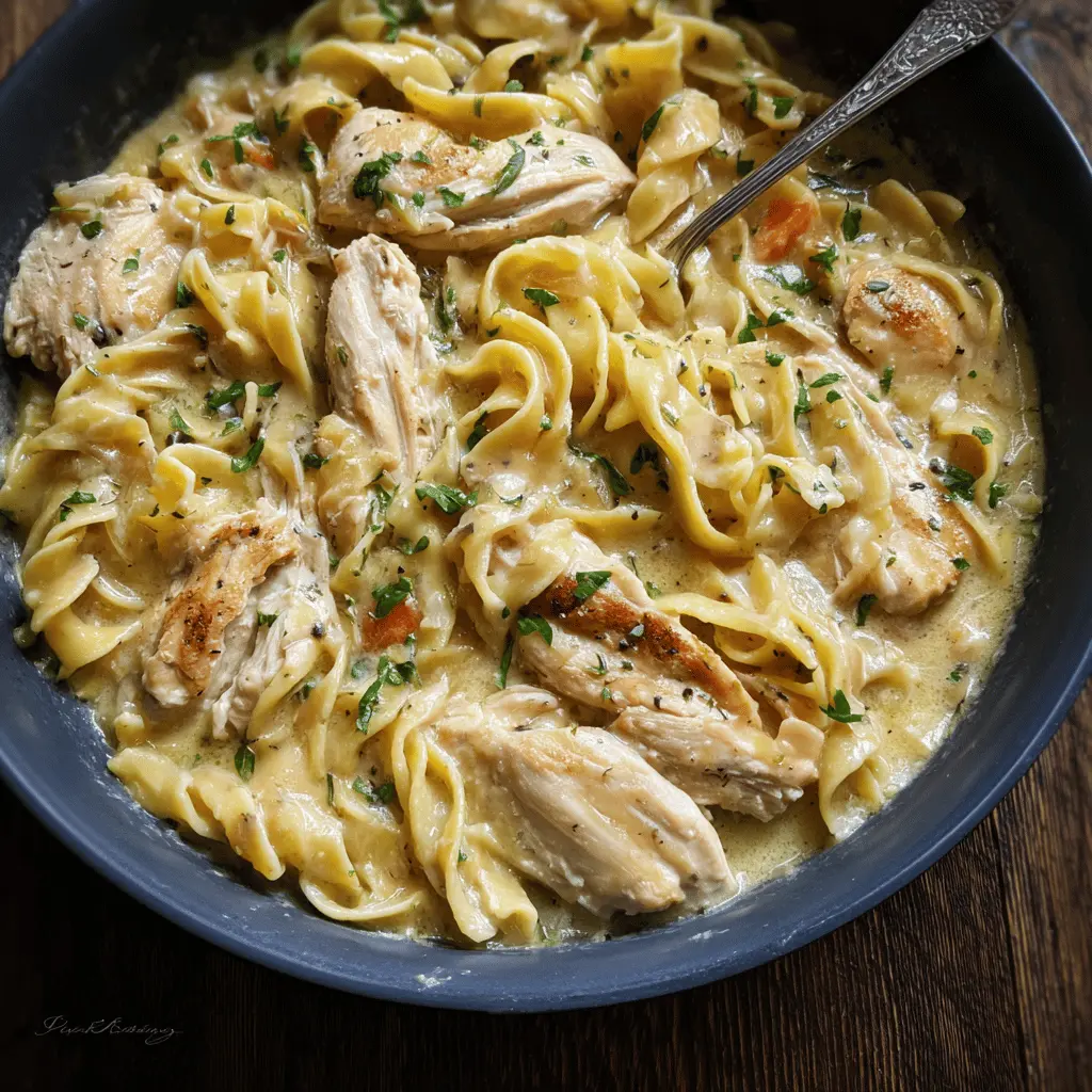 Easy Stovetop Chicken and Noodles Recipe