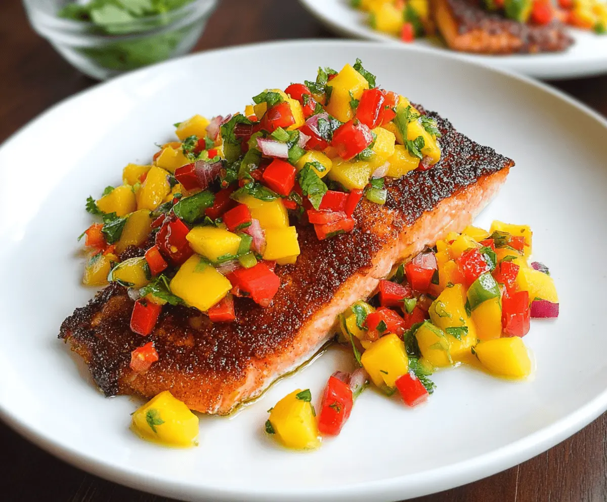 Grilled Salmon With Fresh Mango Salsa Recipe