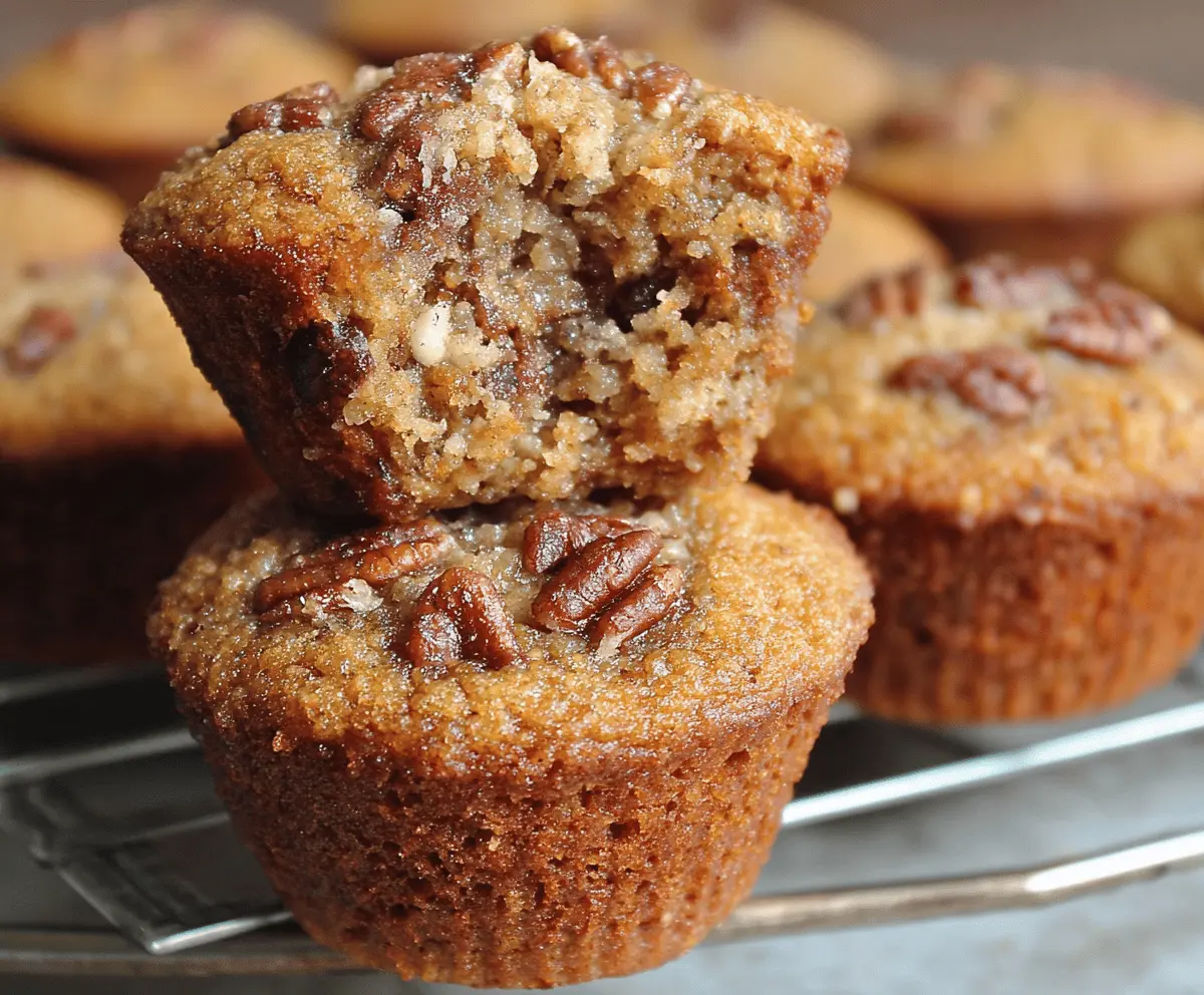 Easy Pecan Pie Muffins Recipe for Fall