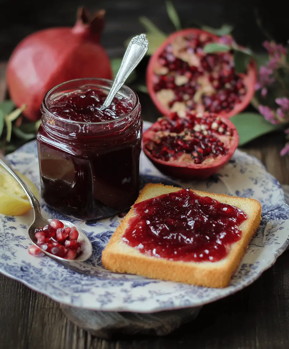 Easy Homemade Pomegranate Jam Recipe