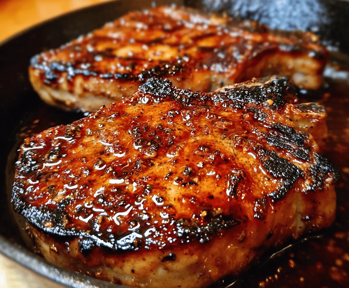 Easy Honey Garlic Pork Chops Recipe