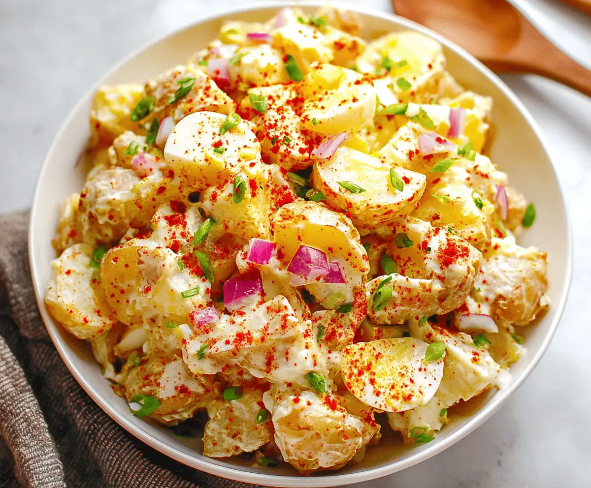 The Best Creamy Potato Salad Recipe